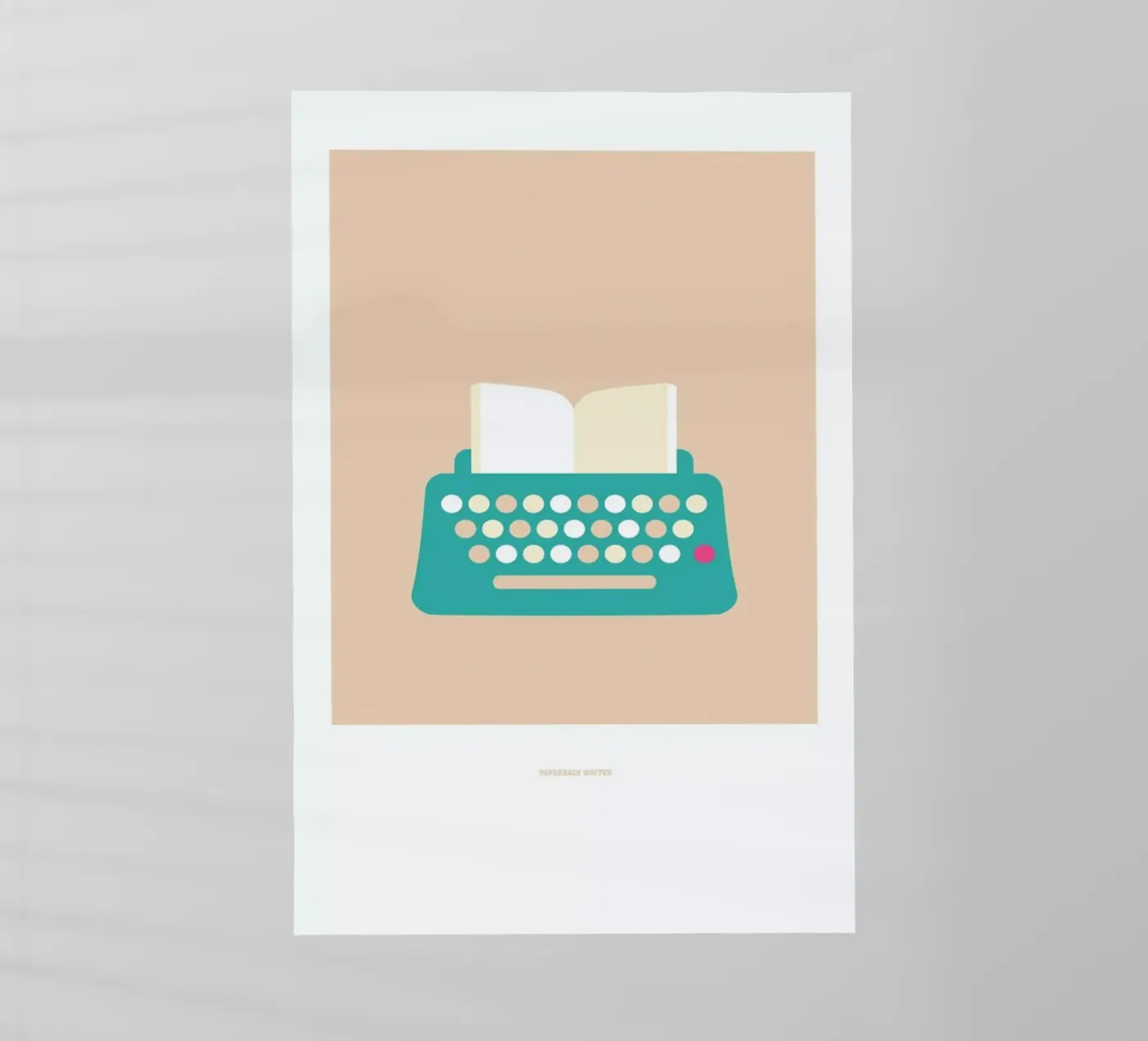 Paperback Writer pellicola backlit da Christophe Gowans