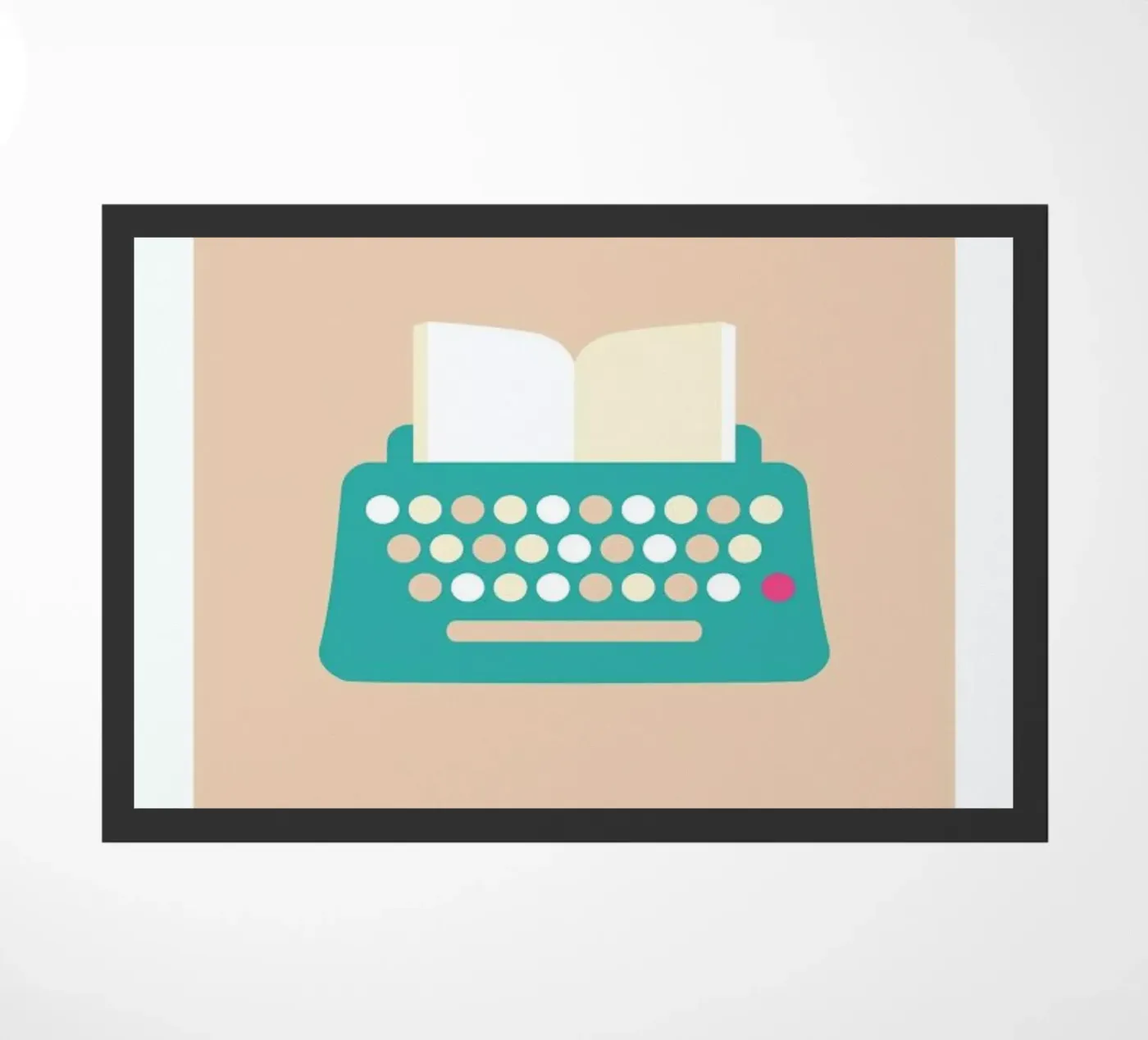 Paperback Writer deurmat van Christophe Gowans