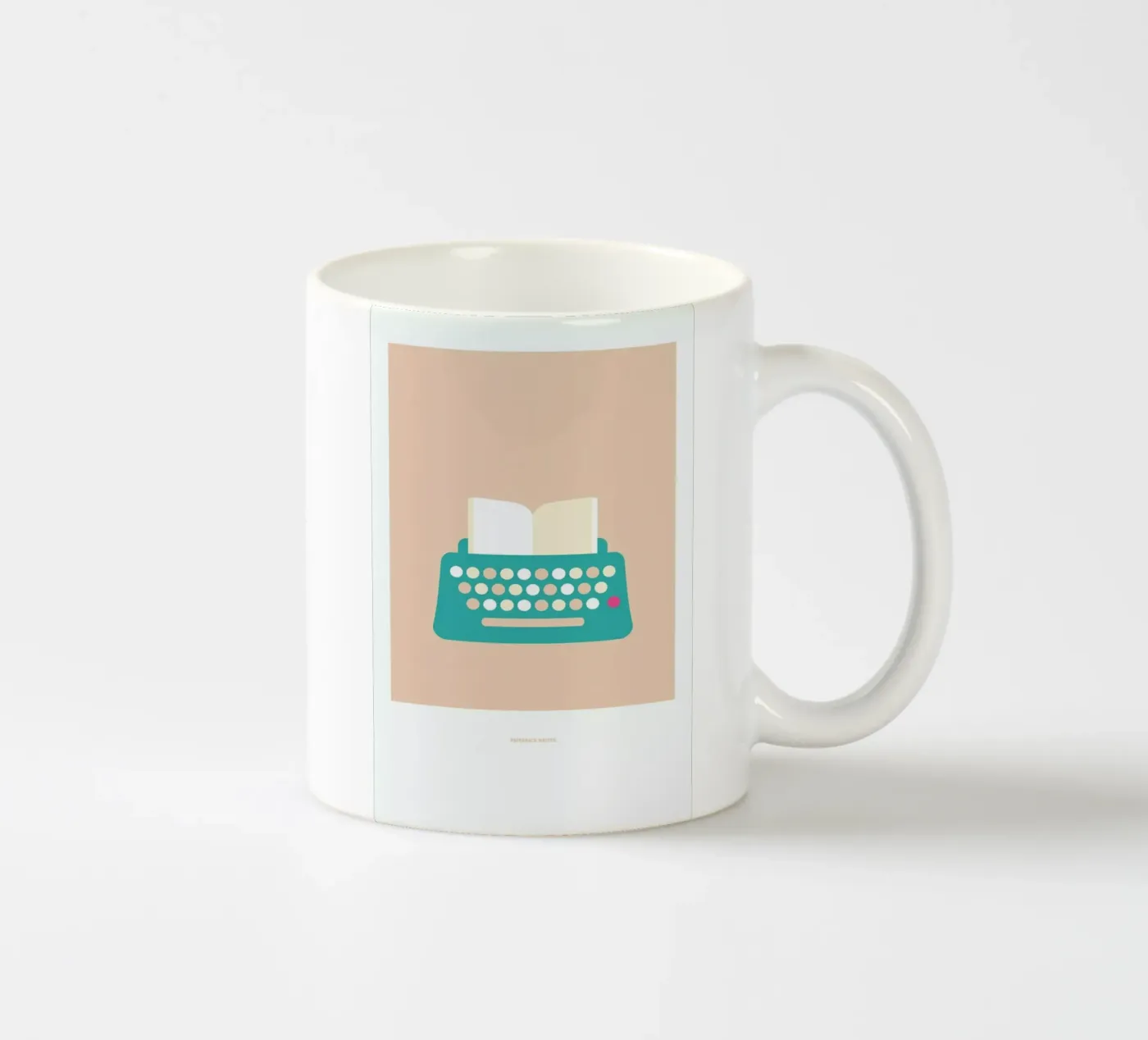 Paperback Writer ceramic mug by Christophe Gowans