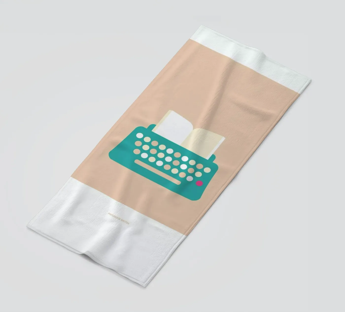 Paperback Writer beach towel by Christophe Gowans