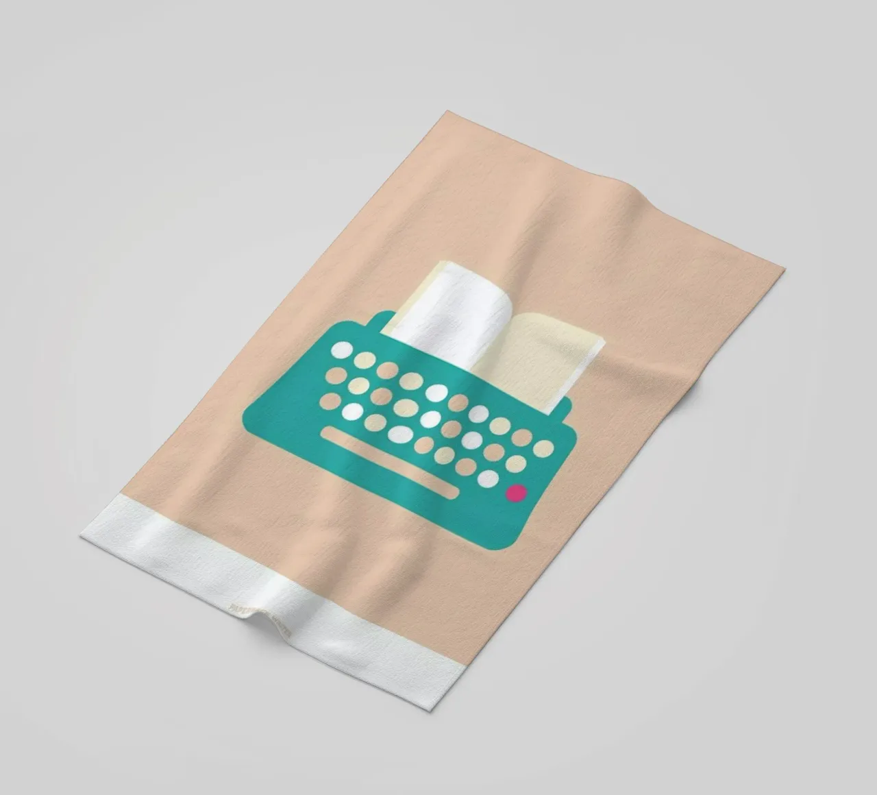 Paperback Writer beach towel by Christophe Gowans