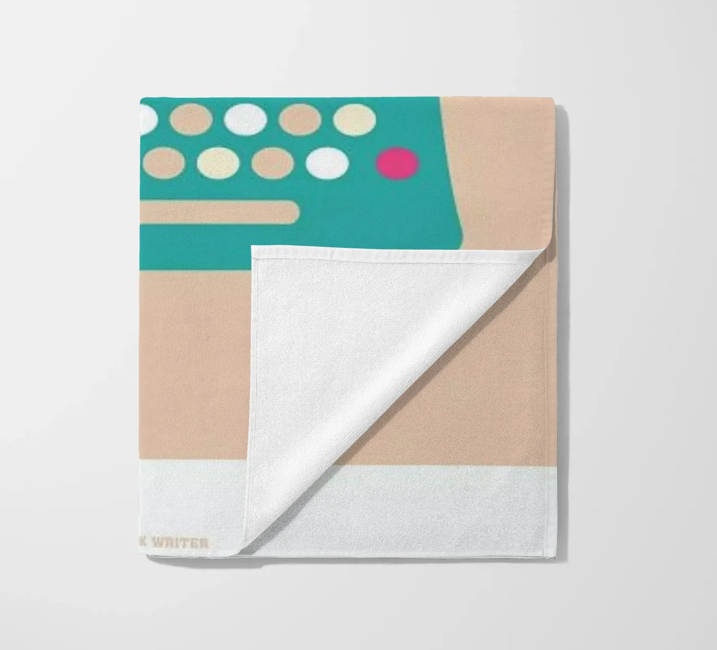 Paperback Writer beach towel by Christophe Gowans