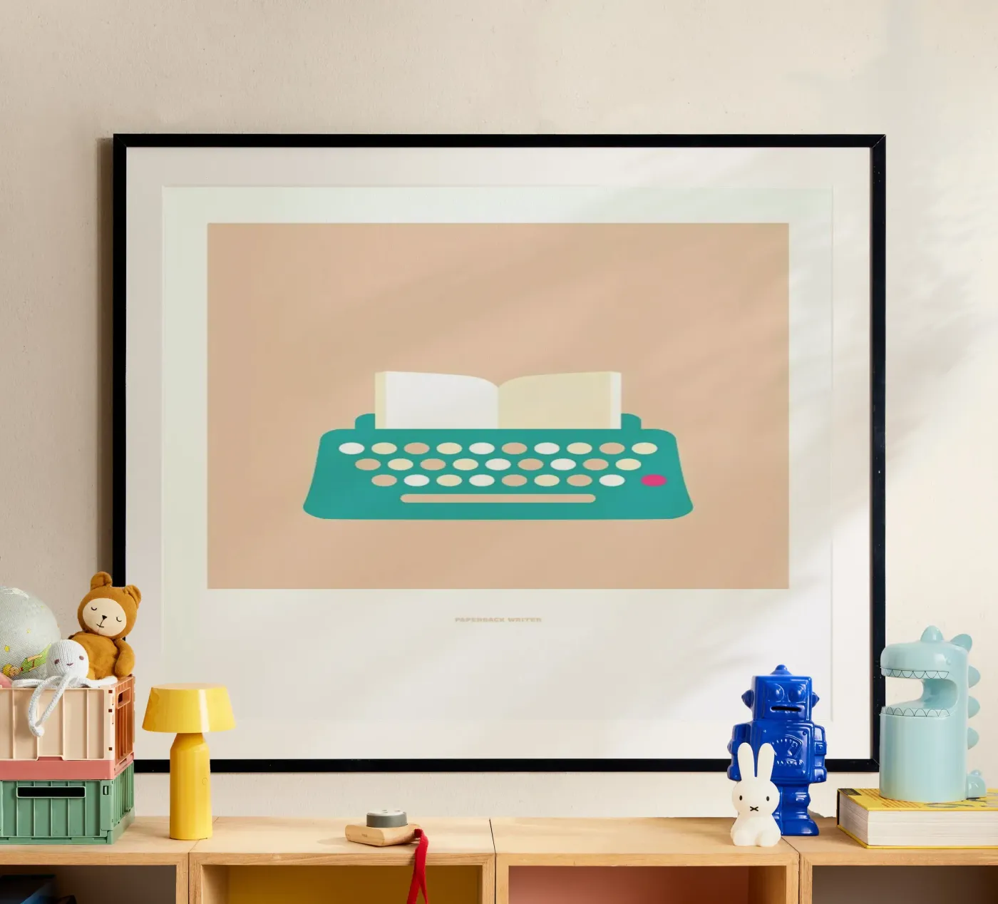 Paperback Writer poster by Christophe Gowans