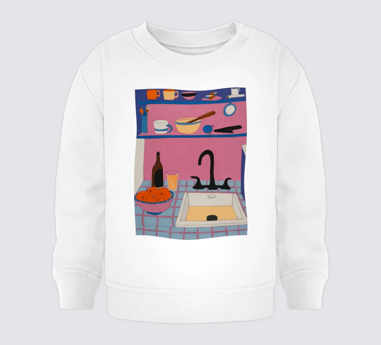 Cucina Disordine colorato felpa neonato da Prism Ritual