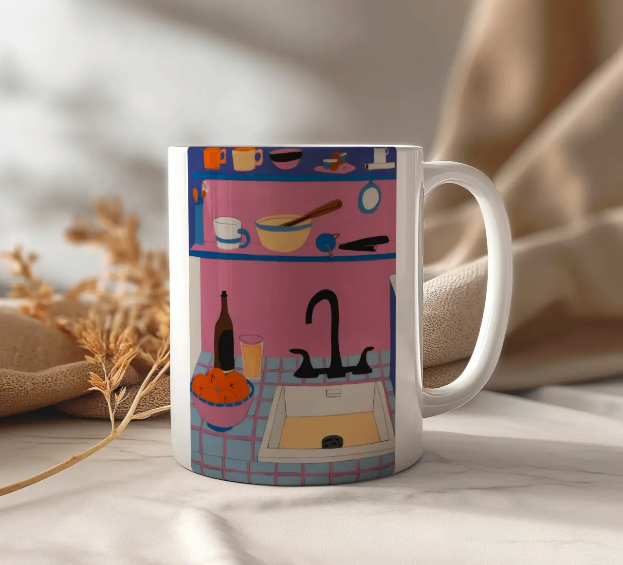 Cucina Disordine colorato tazza in ceramica da Prism Ritual