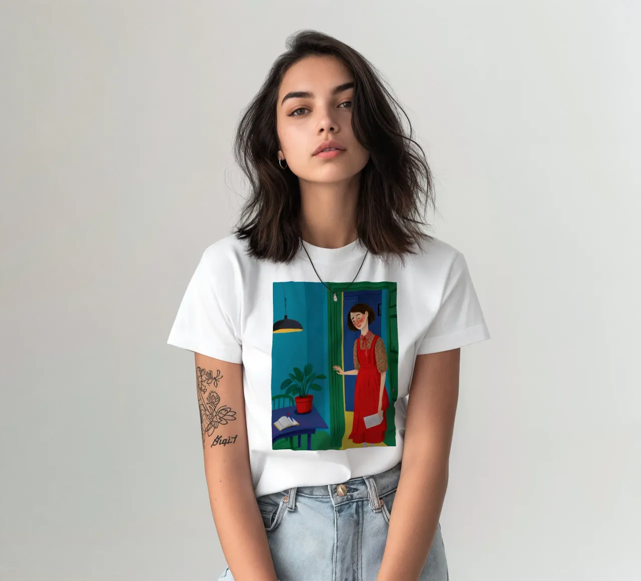 L'invito t-shirt da Mythy Brush
