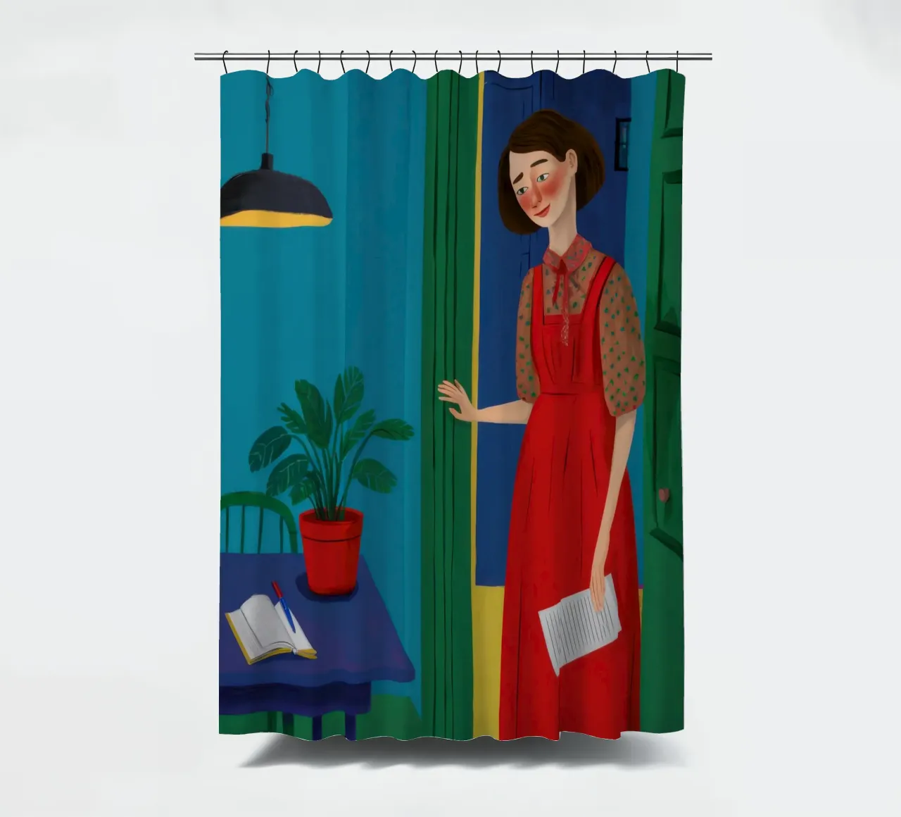 L'invito tenda da doccia da Mythy Brush