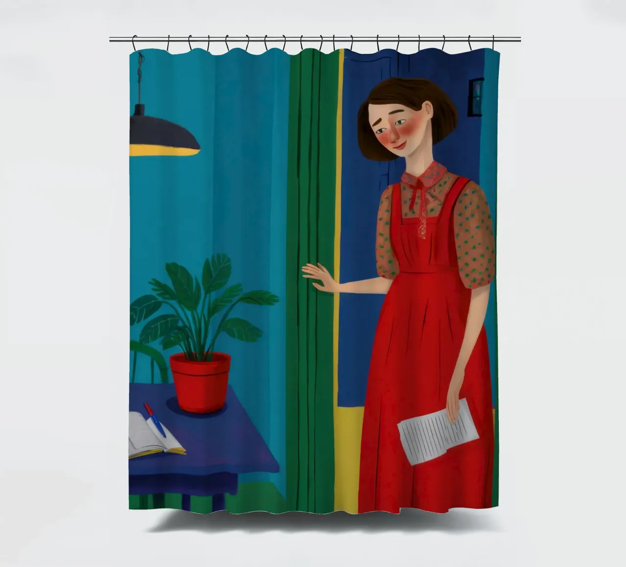 L'invito tenda da doccia da Mythy Brush