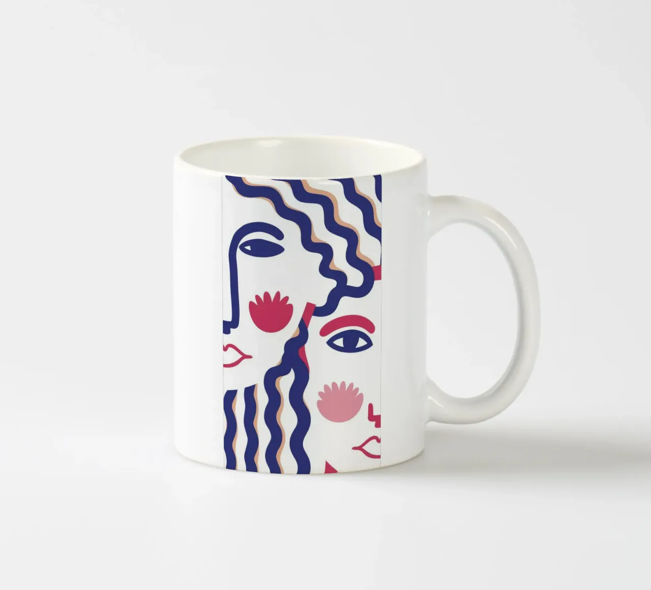 Sussurri nel profilo tazza in ceramica da Ink Pulse