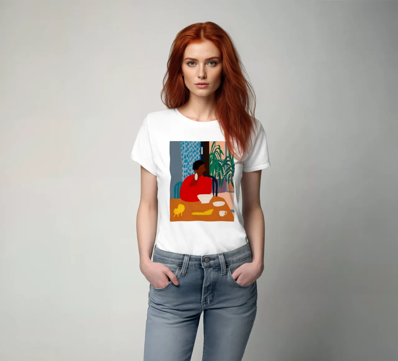 Contemplazione cremisi del mattino t-shirt da Prism Ritual
