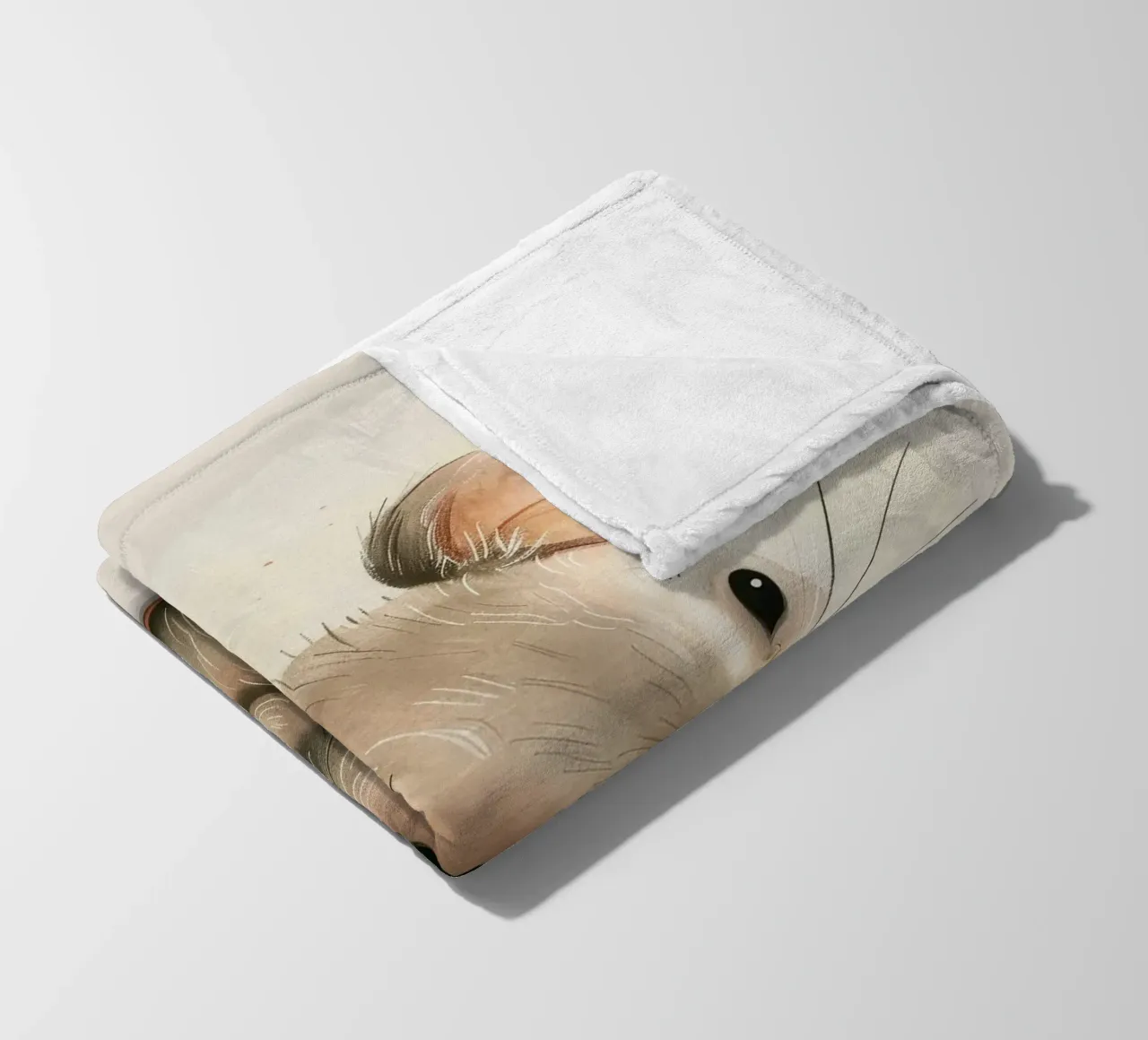 Simpatico personaggio di topo in piedi sulle zampe posteriori coperta in pile da DesignDoodle