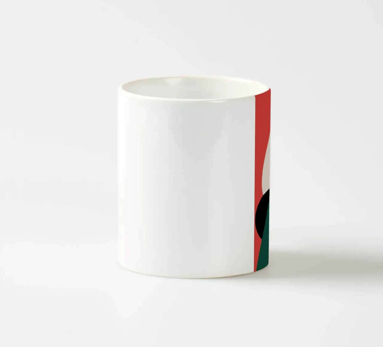 La signora con il cappello bianco tazza in ceramica da Flock Reverie