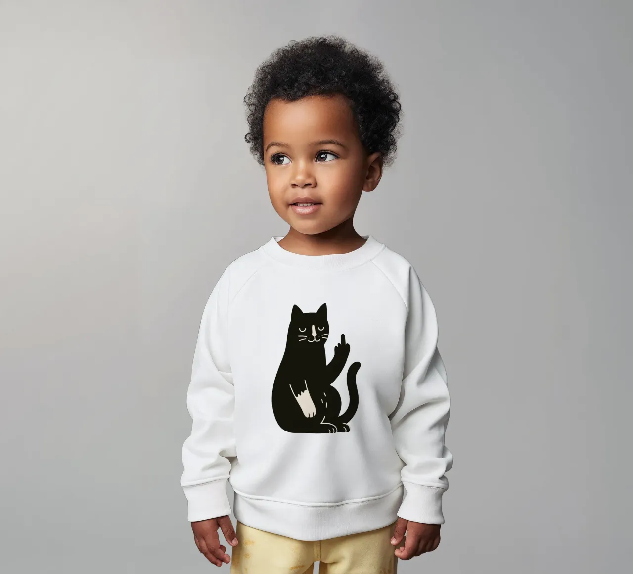 Zero F*cks Given - Cattitude Overload felpa neonato da KUNSTstück