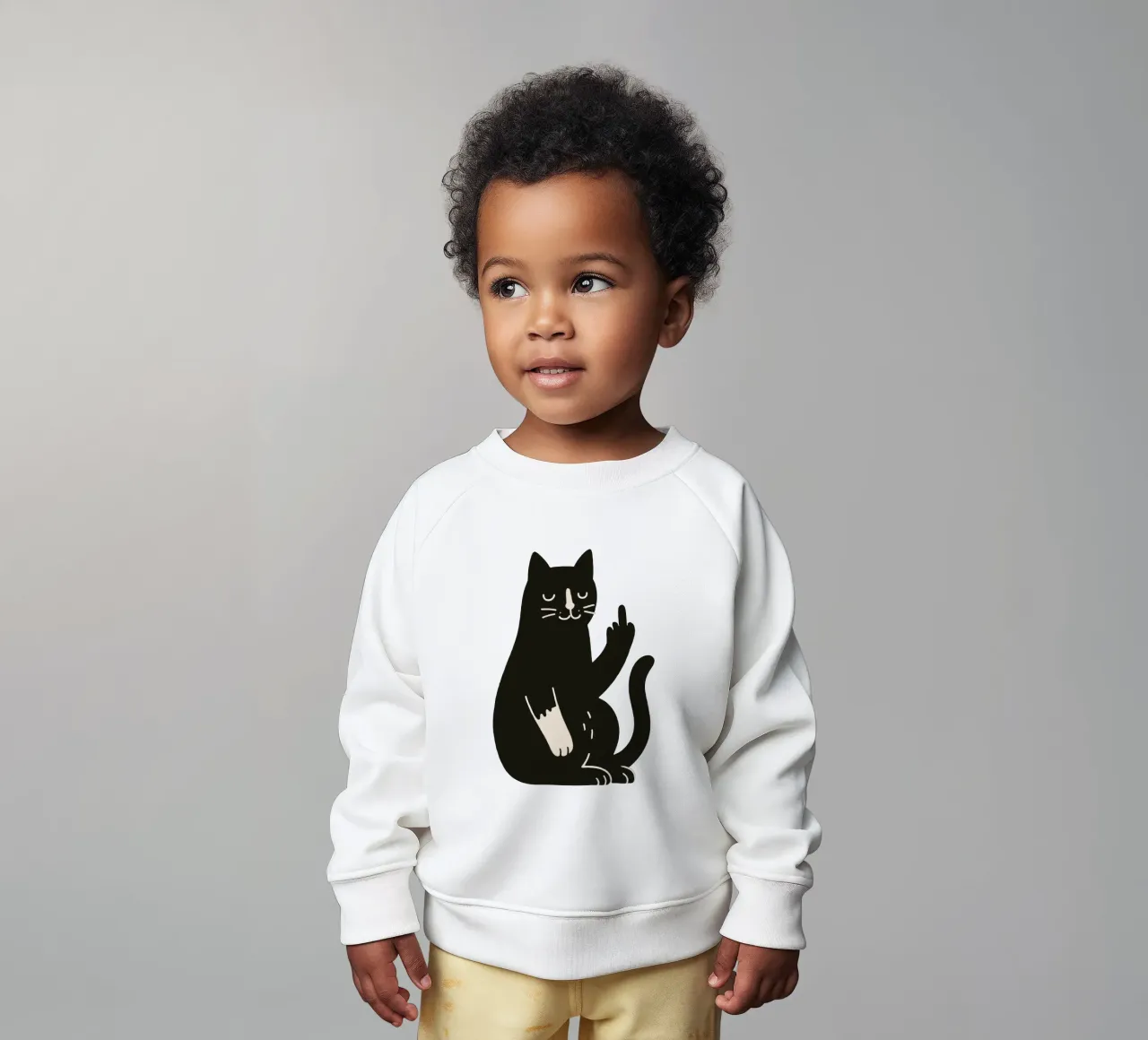 Zero F*cks Given - Cattitude Overload felpa neonato da KUNSTstück
