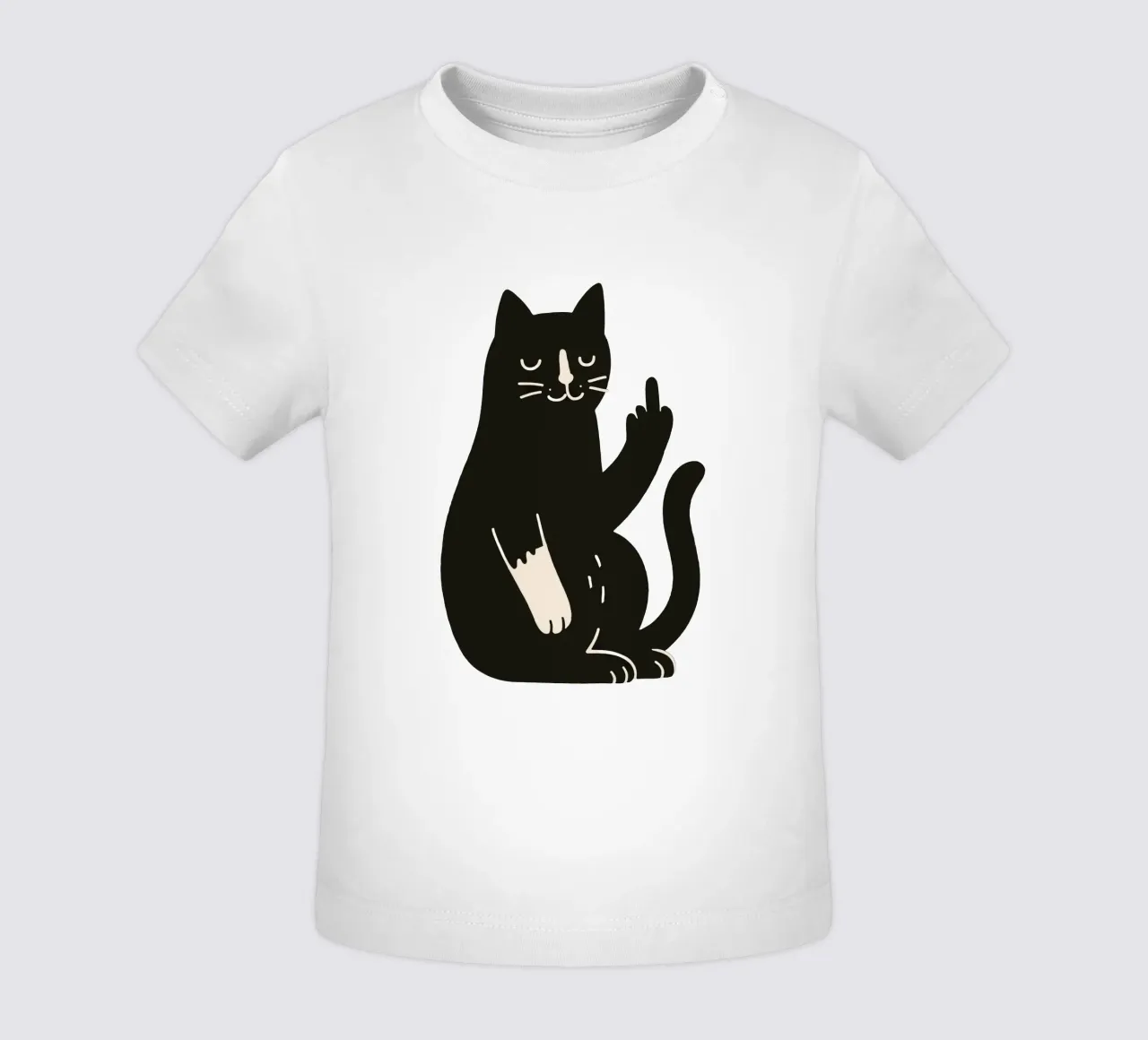 Zero F*cks Given - Cattitude Overload baby t-shirt by KUNSTstück