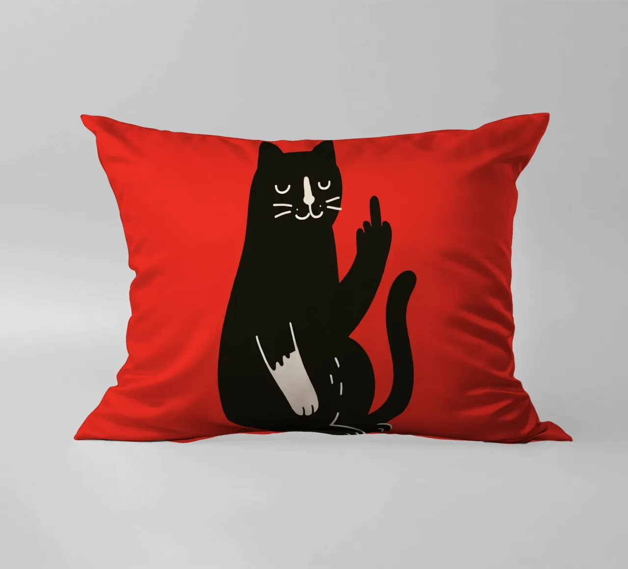 Zero F*cks Given - Cattitude Overload cuscino da KUNSTstück