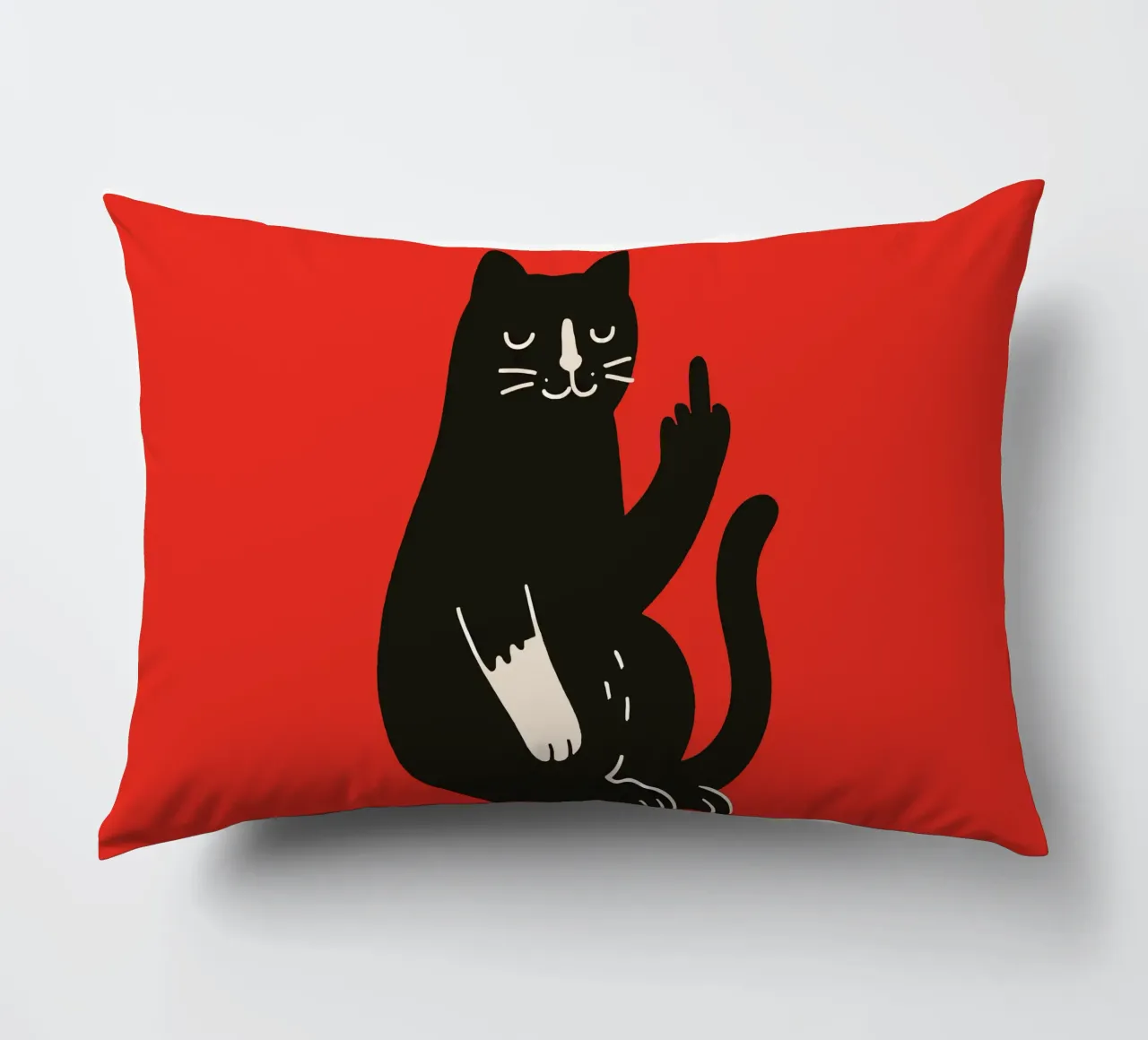 Zero F*cks Given - Cattitude Overload cuscino da KUNSTstück