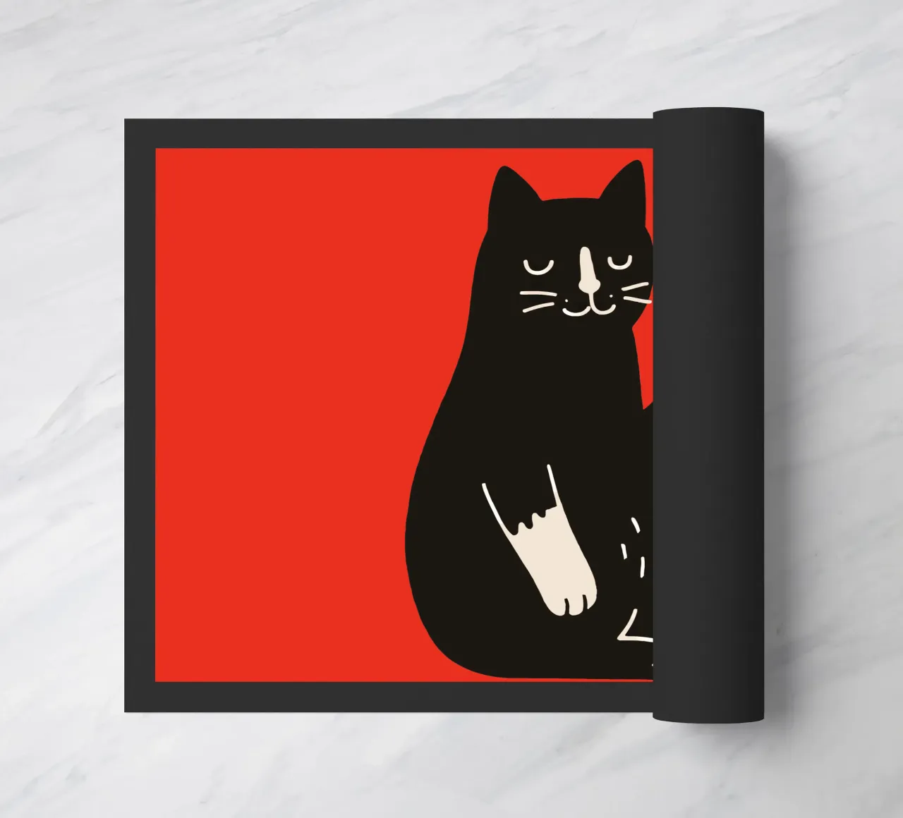 Zero F*cks Given - Cattitude Overload zerbino da KUNSTstück