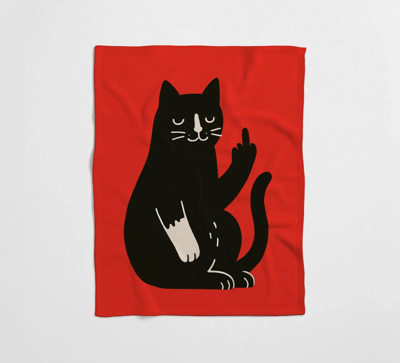 Zero F*cks Given - Cattitude Overload coperta in pile da KUNSTstück