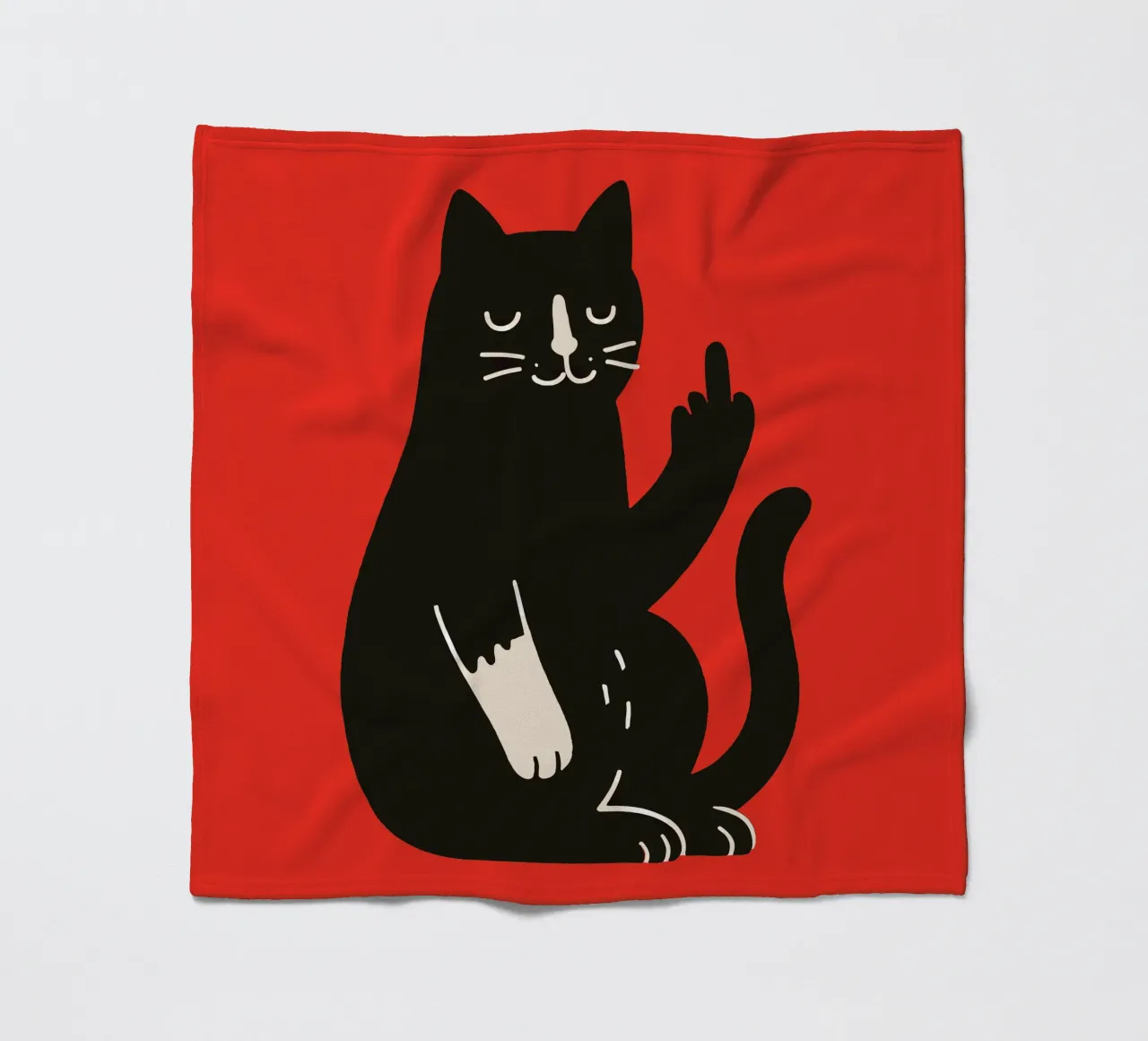 Zero F*cks Given - Cattitude Overload coperta in pile da KUNSTstück