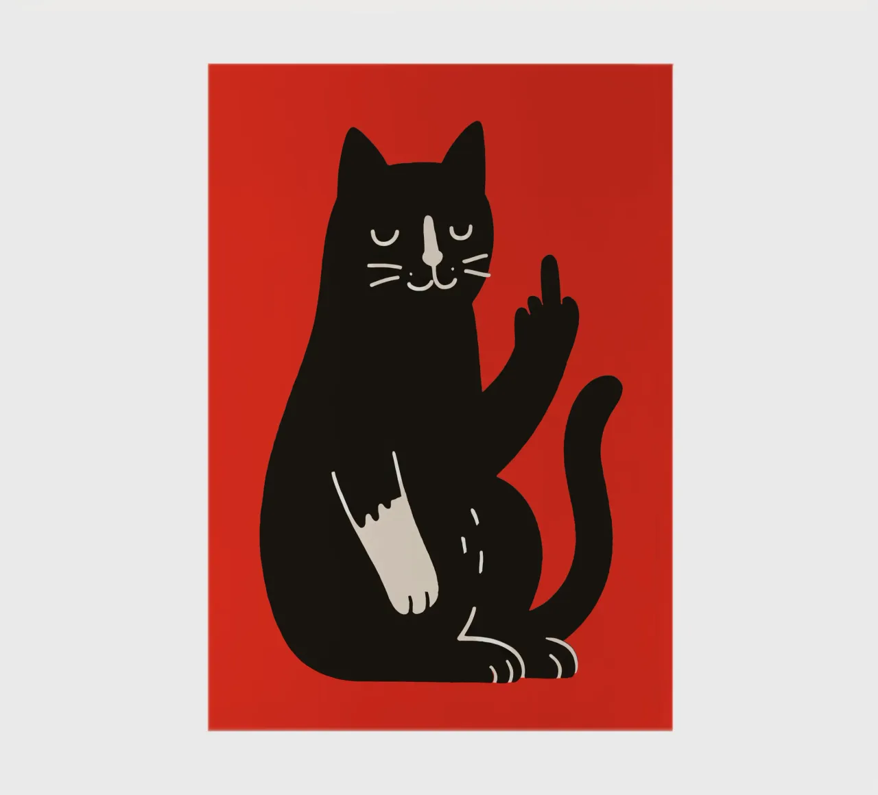 Zero F*cks Given - Cattitude Overload diario da KUNSTstück