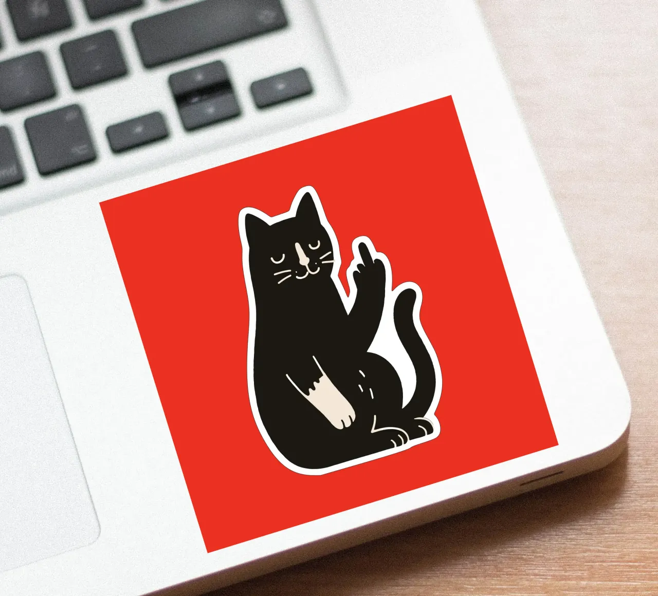 Zero F*cks Given - Cattitude Overload adesivo da KUNSTstück