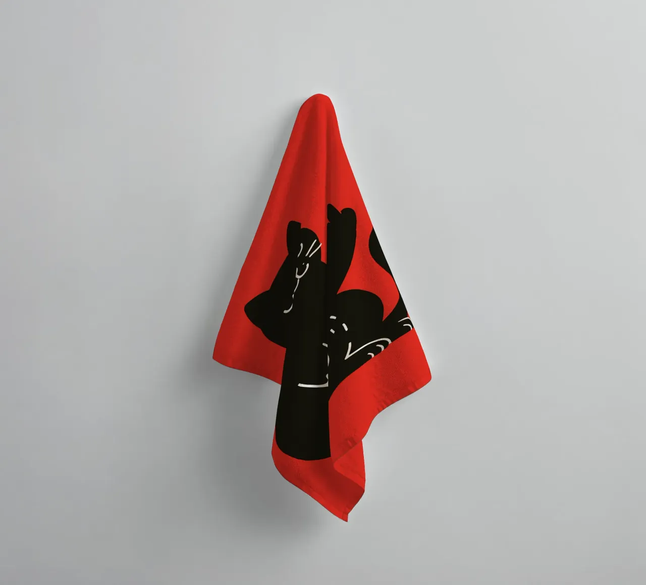 Zero F*cks Given - Cattitude Overload Handtuch von KUNSTstück