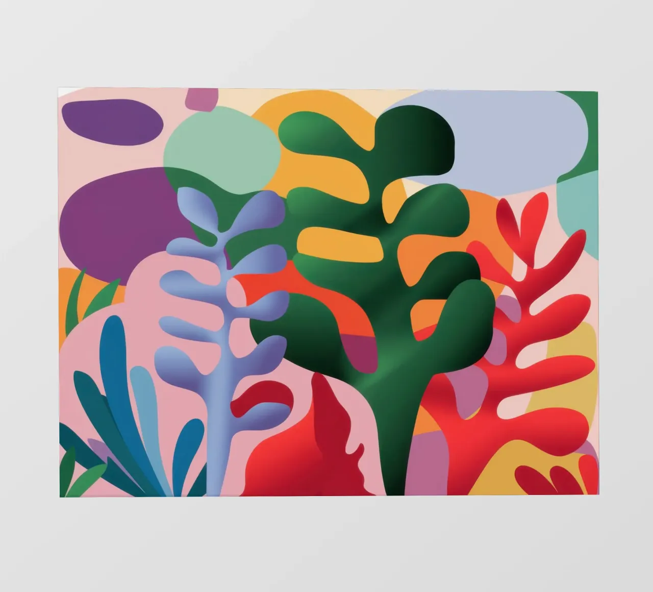 Collage botanico baciato dal sole pellicola backlit da Mythy Brush