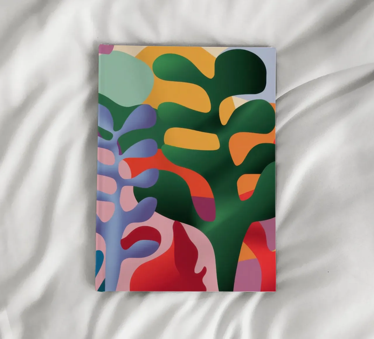 Sonnengeküsste botanische Collage Notizbuch von Mythy Brush