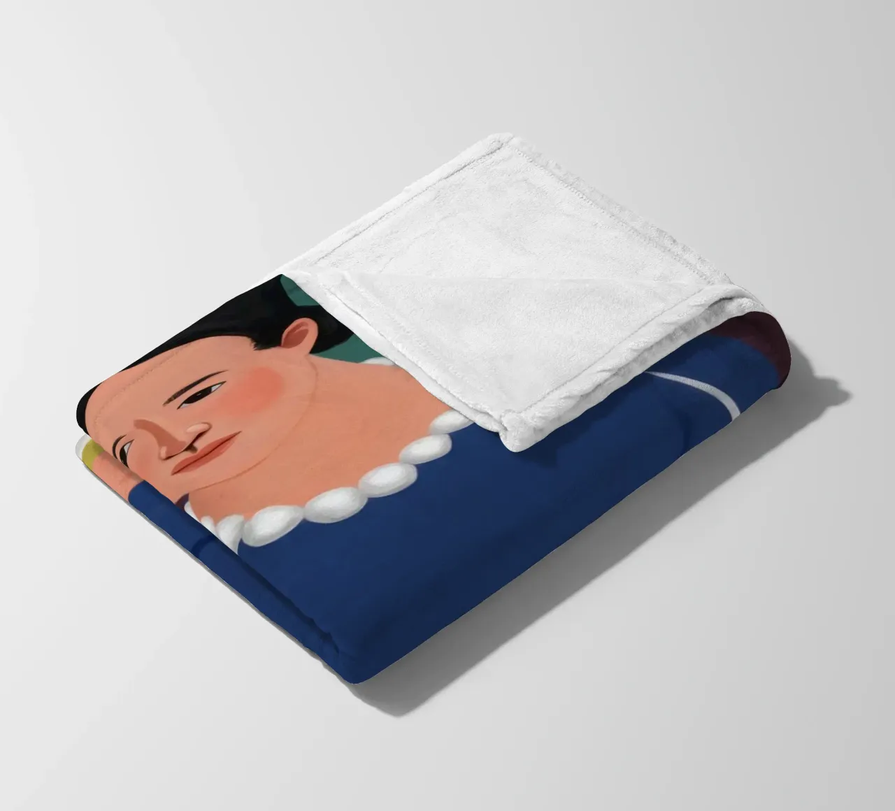 Donna con caffettiera coperta in pile da Flock Reverie