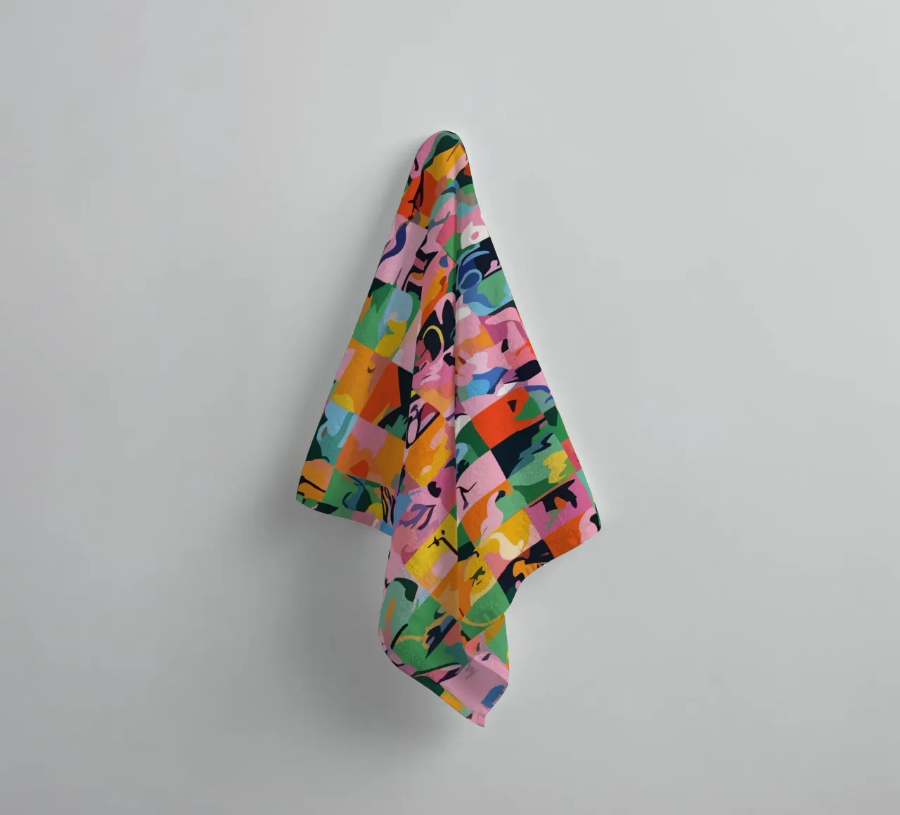 Life On A Checkerboard towel by 83oranges