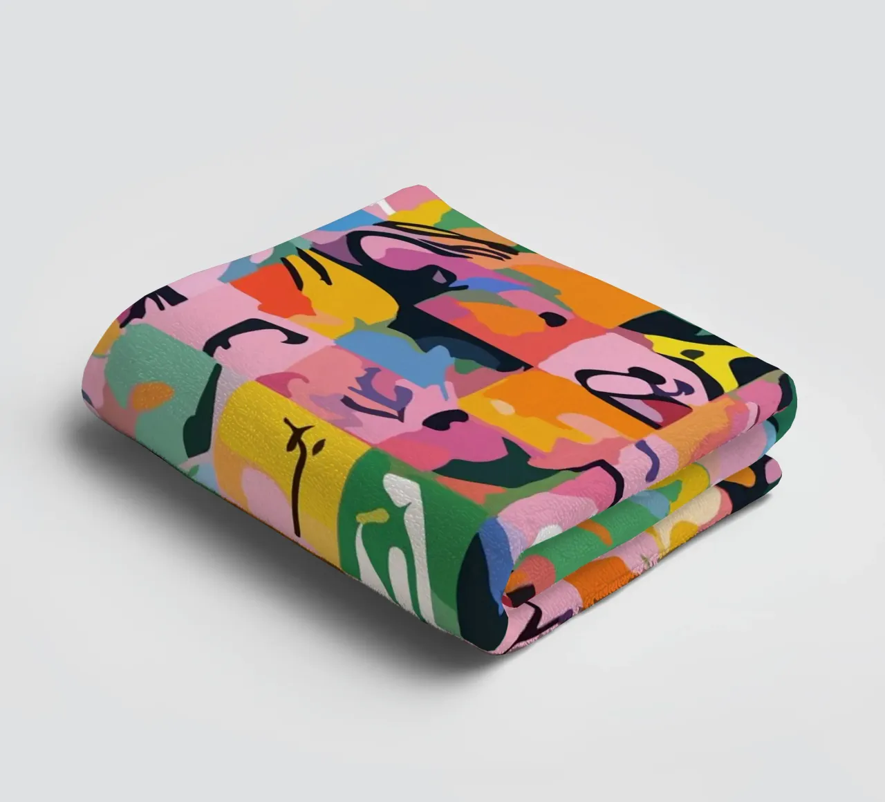 Life On A Checkerboard towel by 83oranges