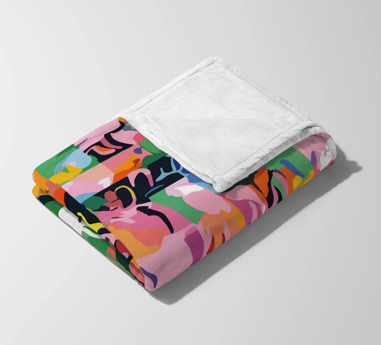 Life On A Checkerboard fleece blanket by 83oranges