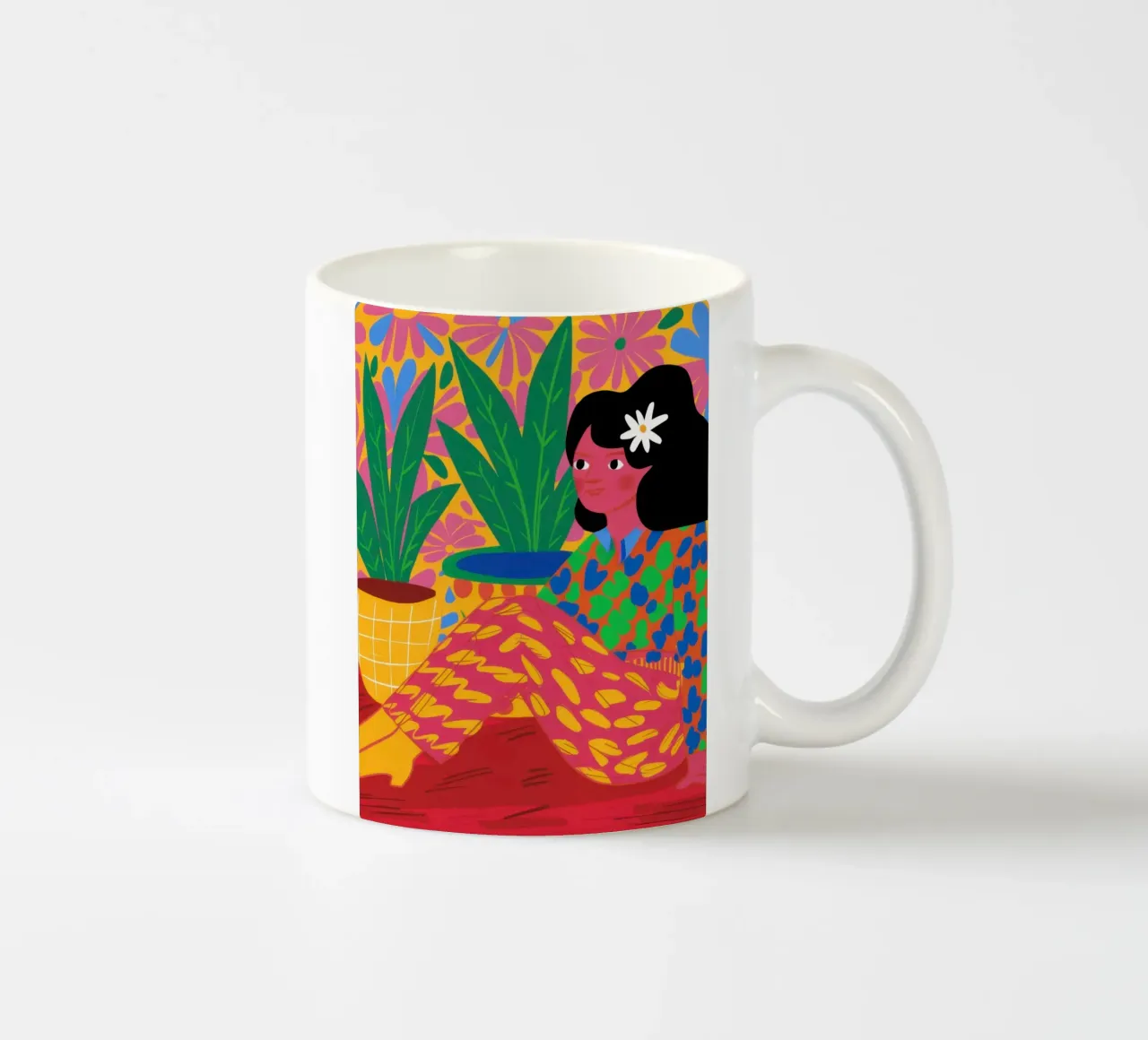 Riposo in giardino Boho tazza in ceramica da Dream Gesso