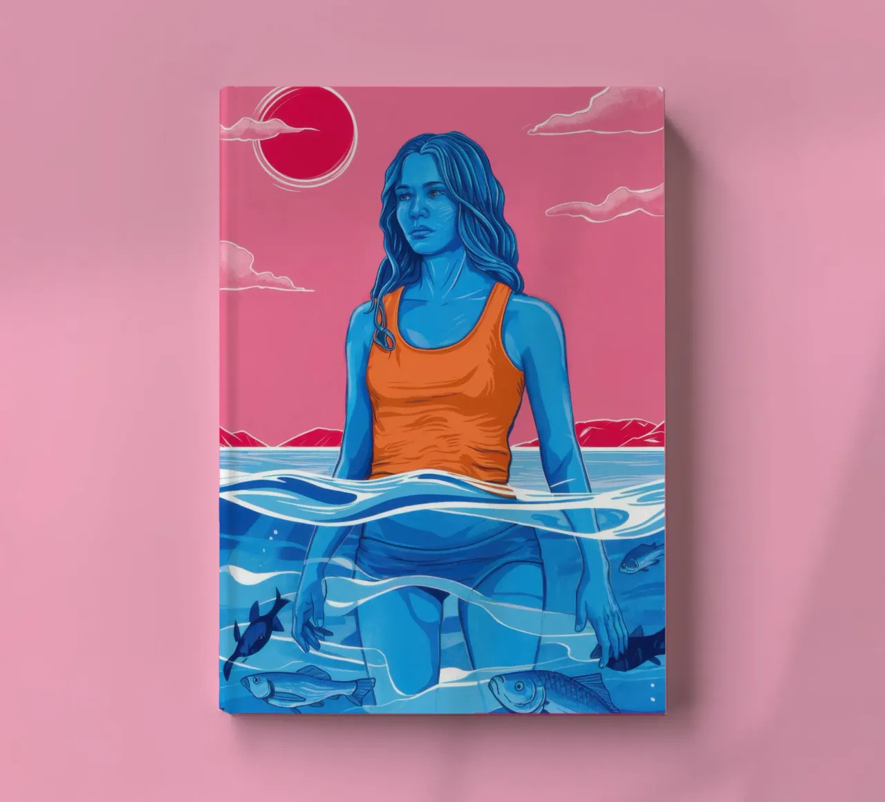Serenity in Cerulean notebook by Mythy Brush