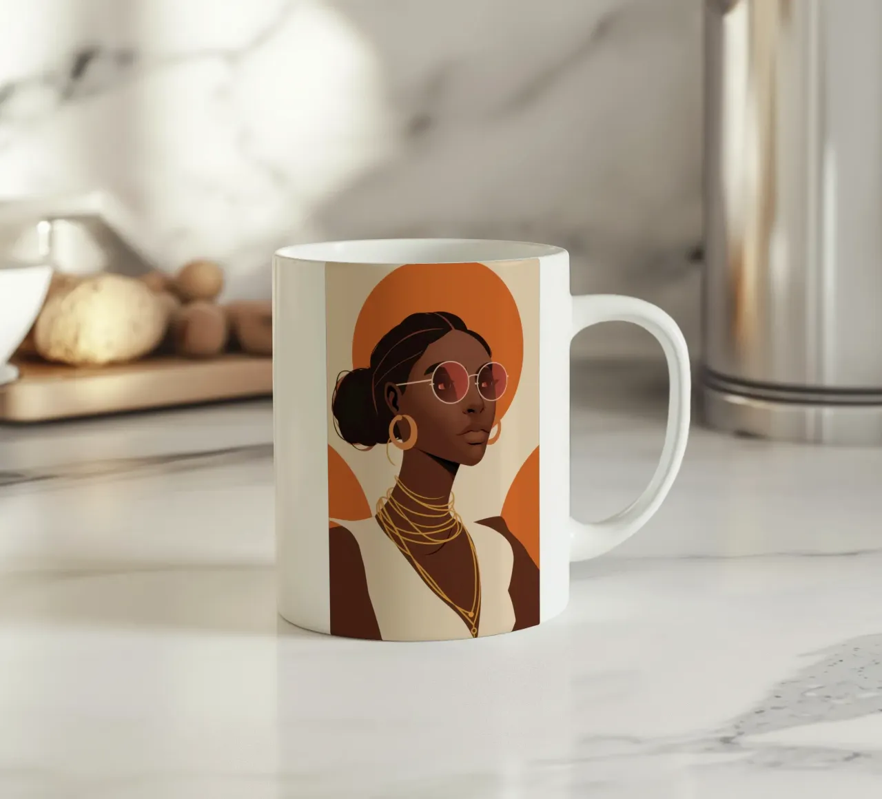 Solare Golden Poise tazza in ceramica da Prism Ritual