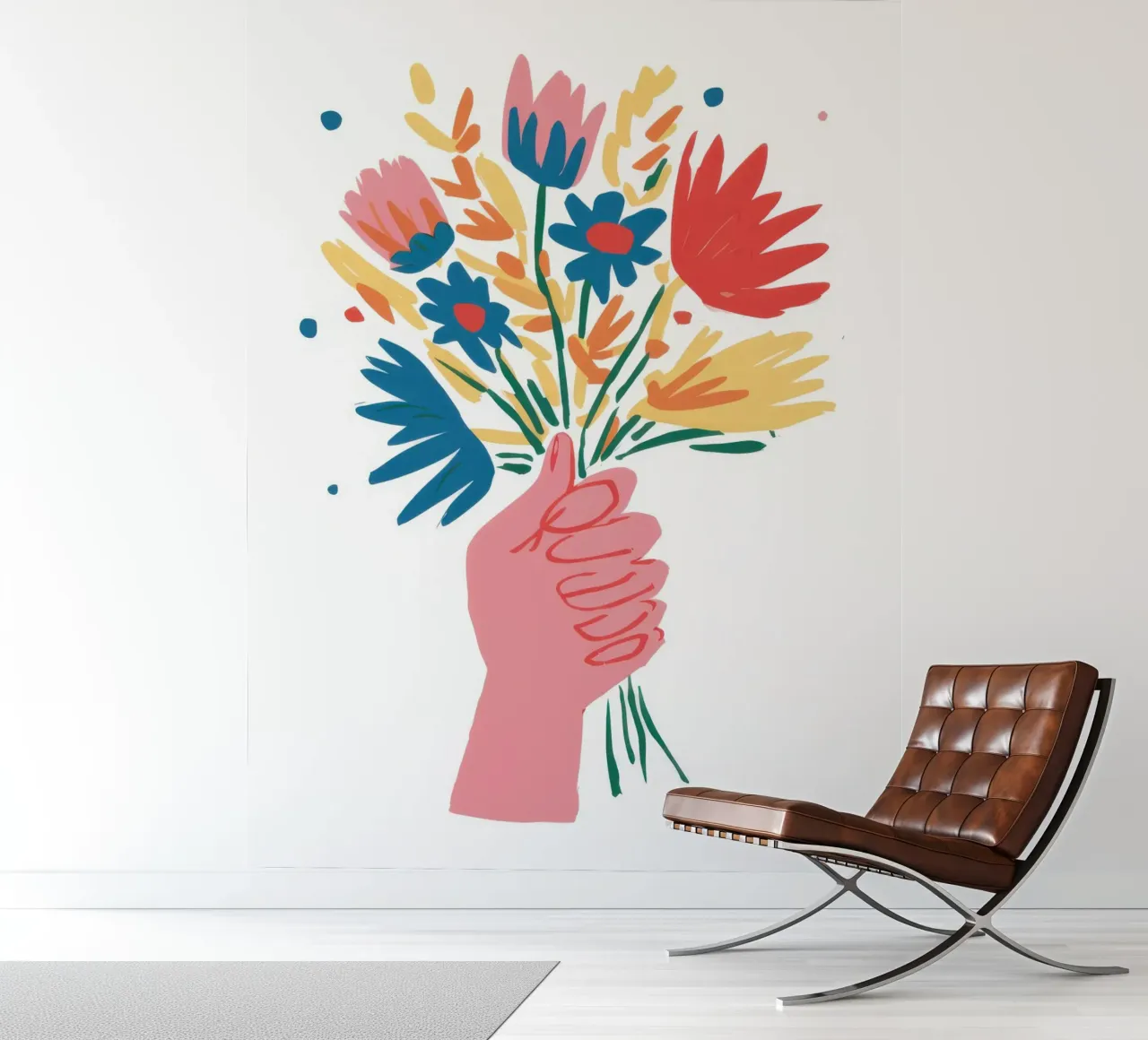 Wildflower Gesture Joy photo wallpaper by Giant Foxs