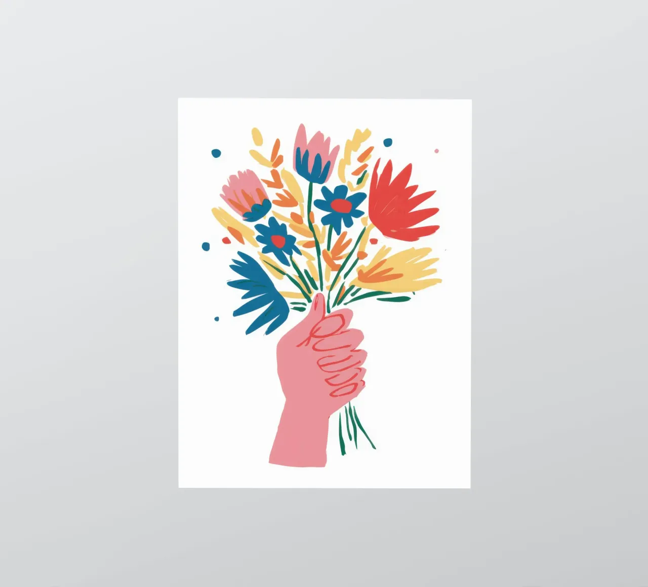 Wildflower Gesture Joy sticker by Giant Foxs