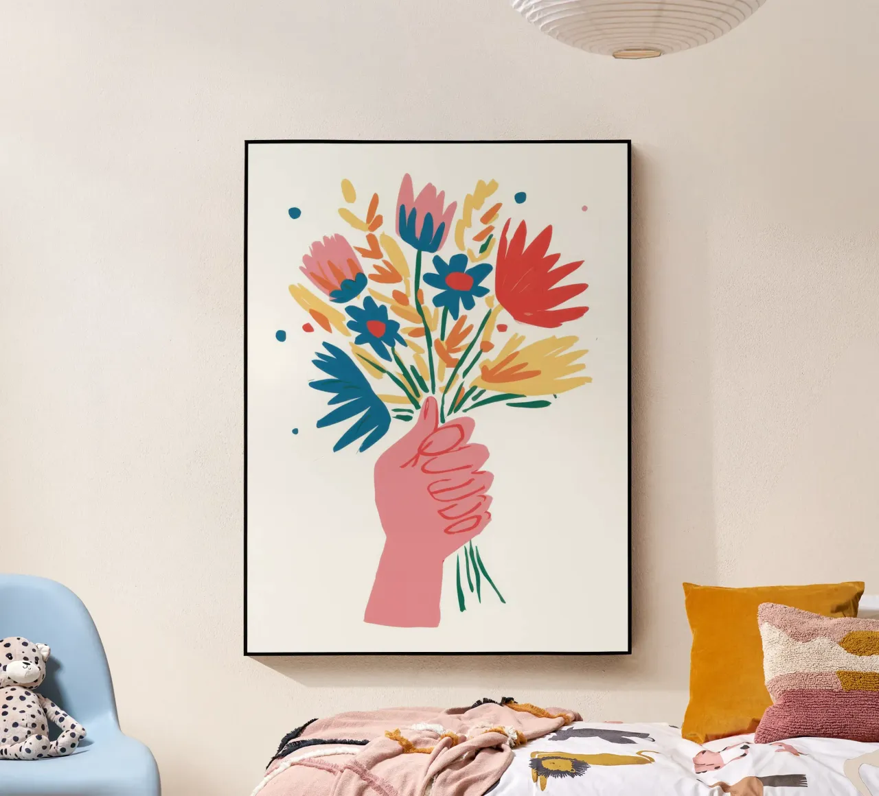 Gesto di fiori selvatici Joy plexiglass da Giant Foxs