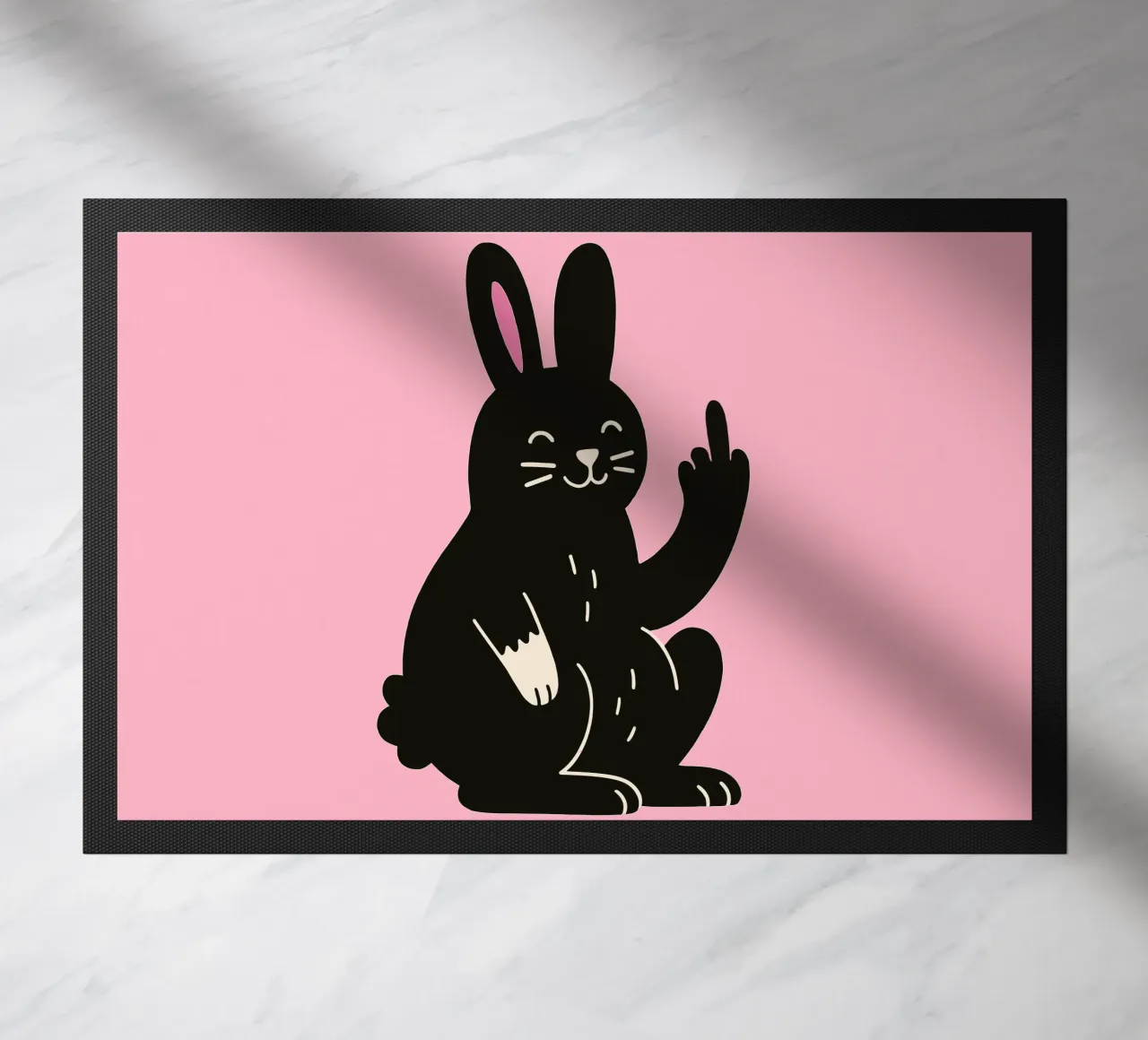 Fluffy but F*ck Off - Rude Rabbit Vibes zerbino da KUNSTstück