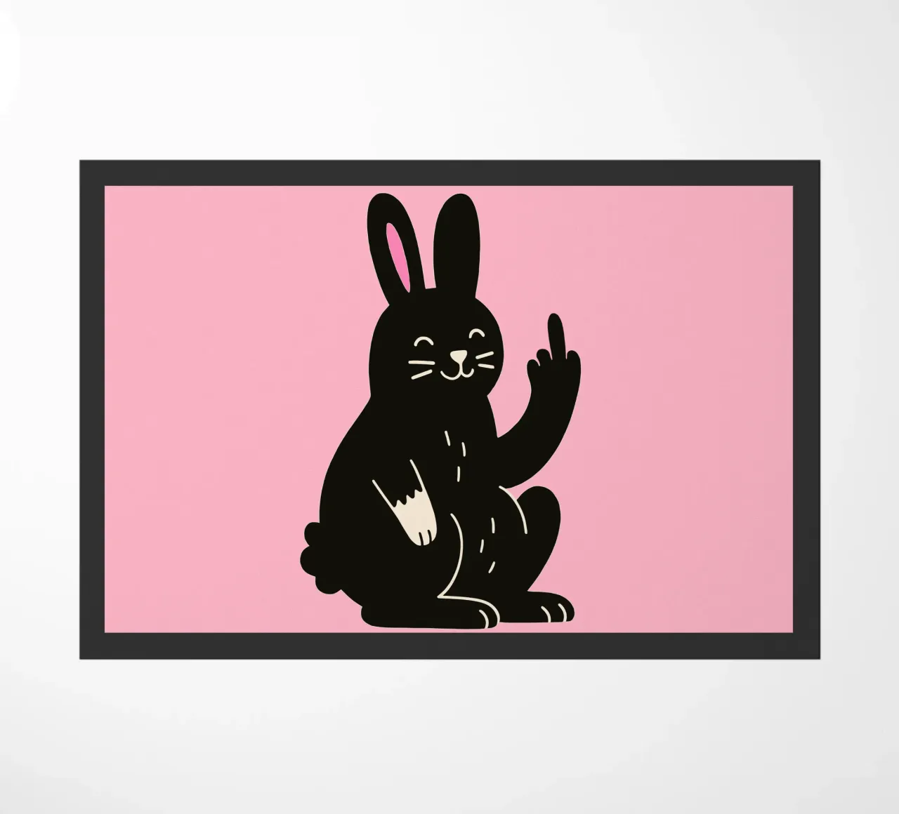 Fluffy but F*ck Off - Rude Rabbit Vibes zerbino da KUNSTstück