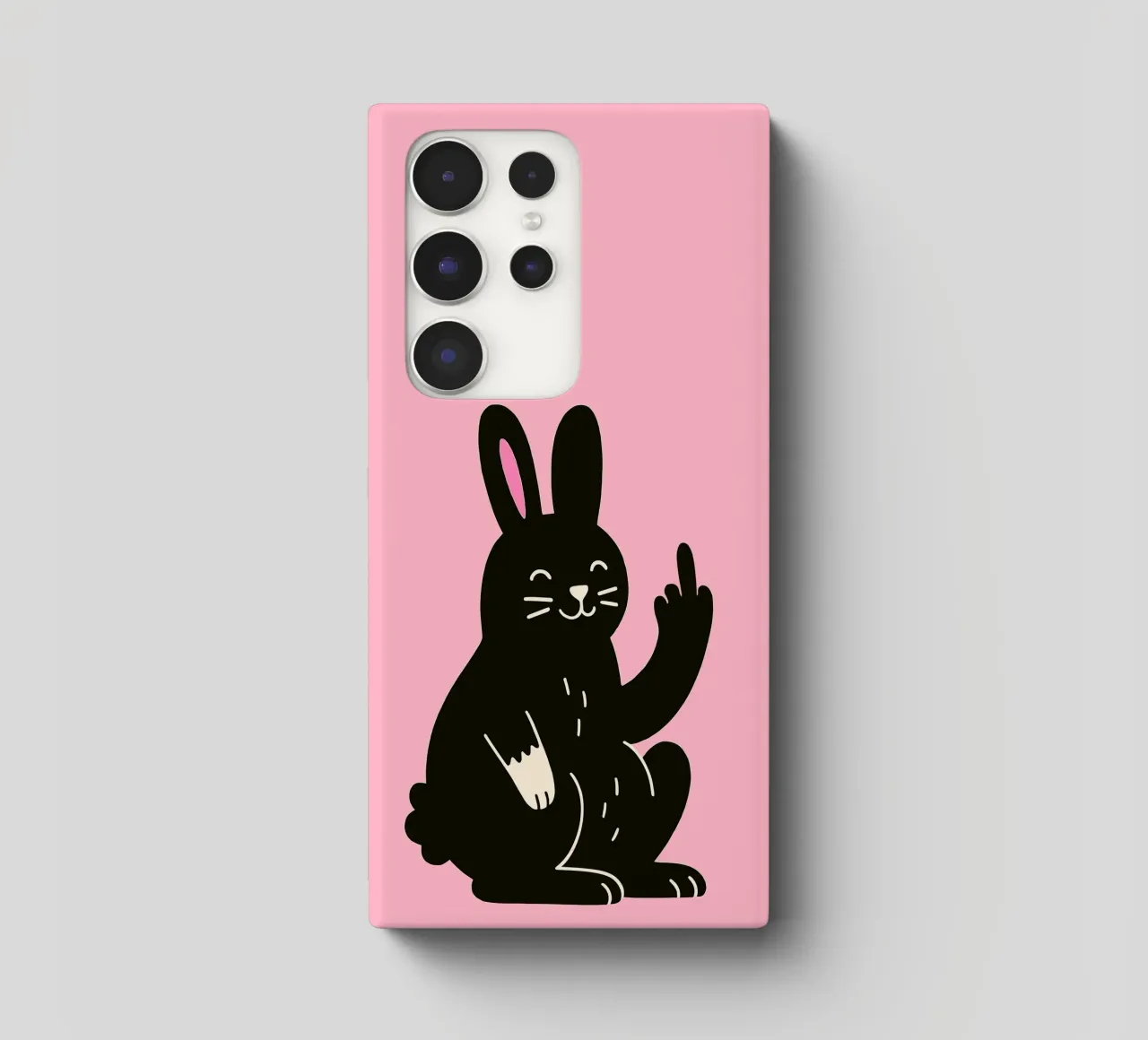 Fluffy but F*ck Off - Rude Rabbit Vibes cover samsung da KUNSTstück
