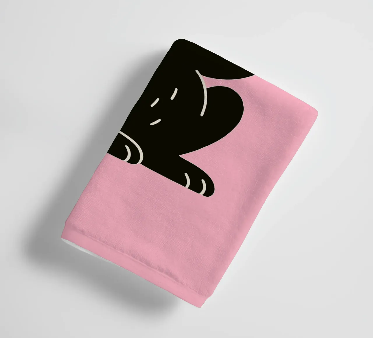 Fluffy but F*ck Off - Rude Rabbit Vibes asciugamano da bagno da KUNSTstück