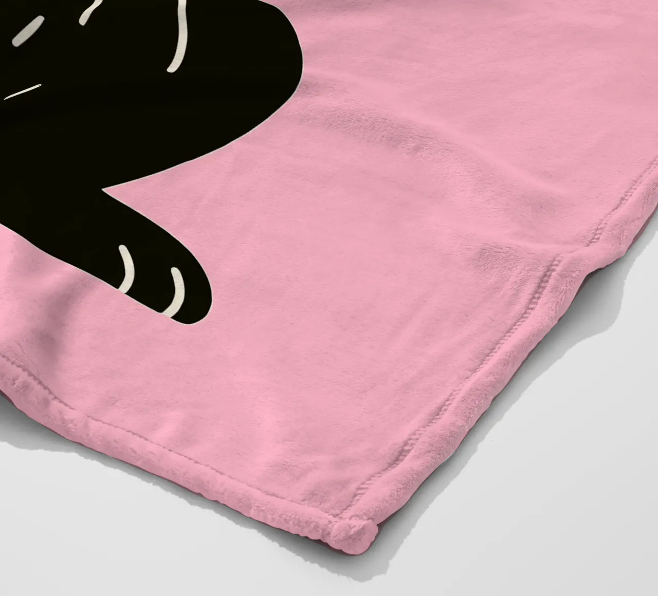 Fluffy but F*ck Off - Rude Rabbit Vibes coperta in pile da KUNSTstück