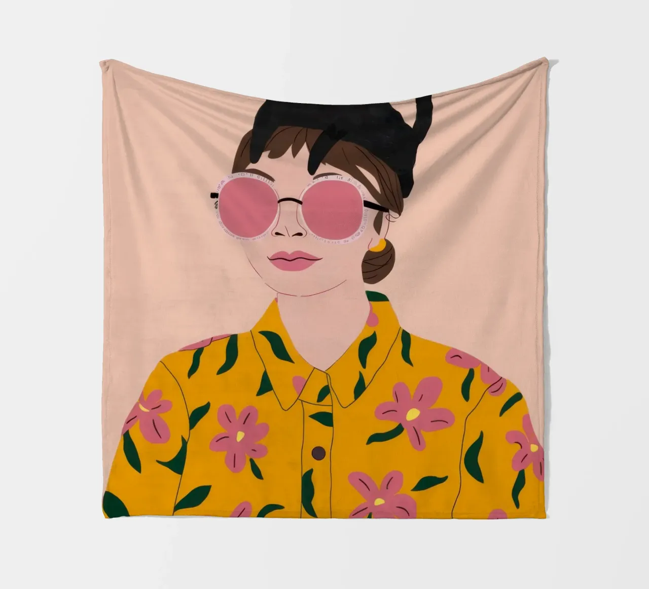 Chic Feline Fascinator coperta in pile da Dream Gesso