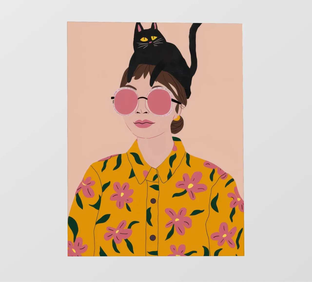Chic Feline Fascinator telo in pvc da Dream Gesso