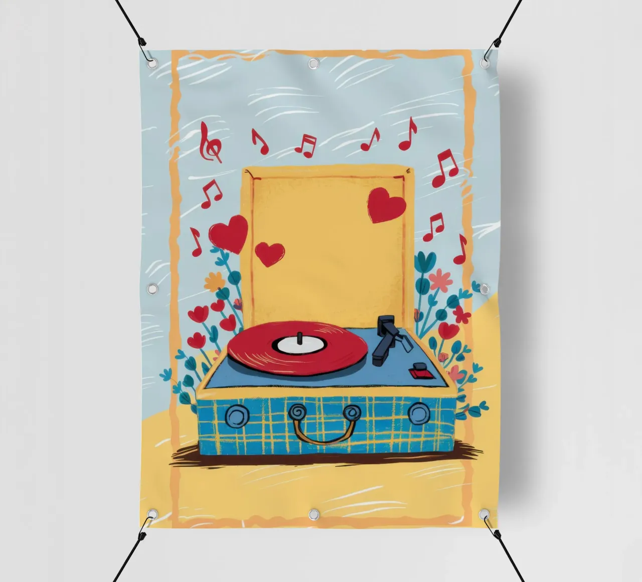 Canzone del battito del cuore in vinile telo in pvc da Prism Ritual