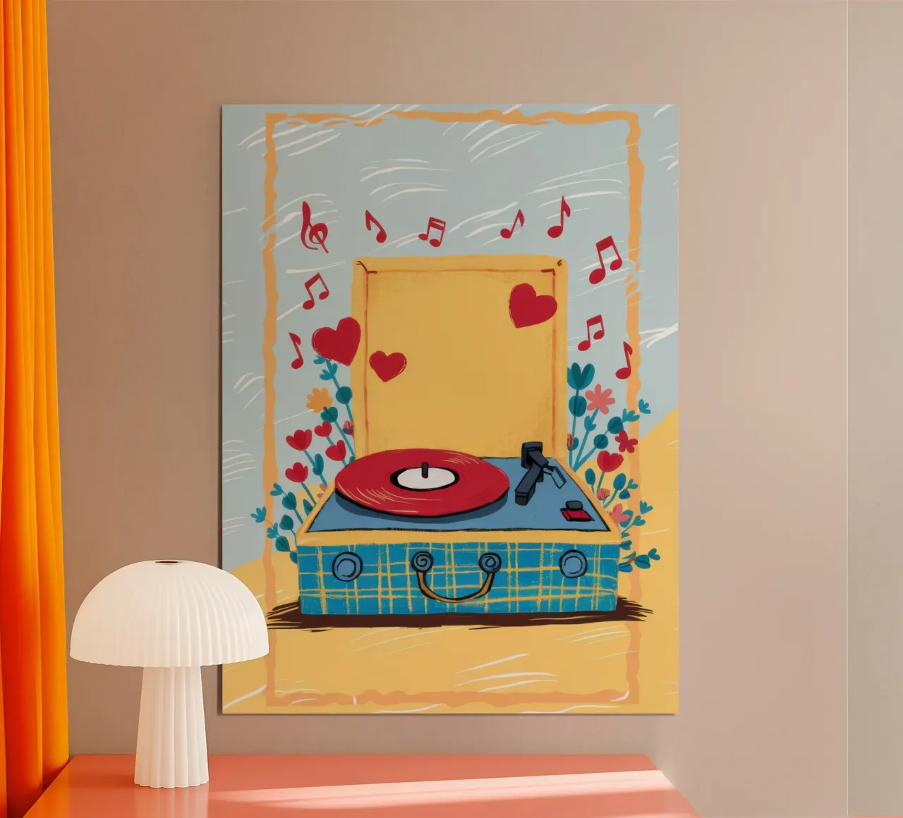 Canzone del battito del cuore in vinile carta hahnemühle da Prism Ritual