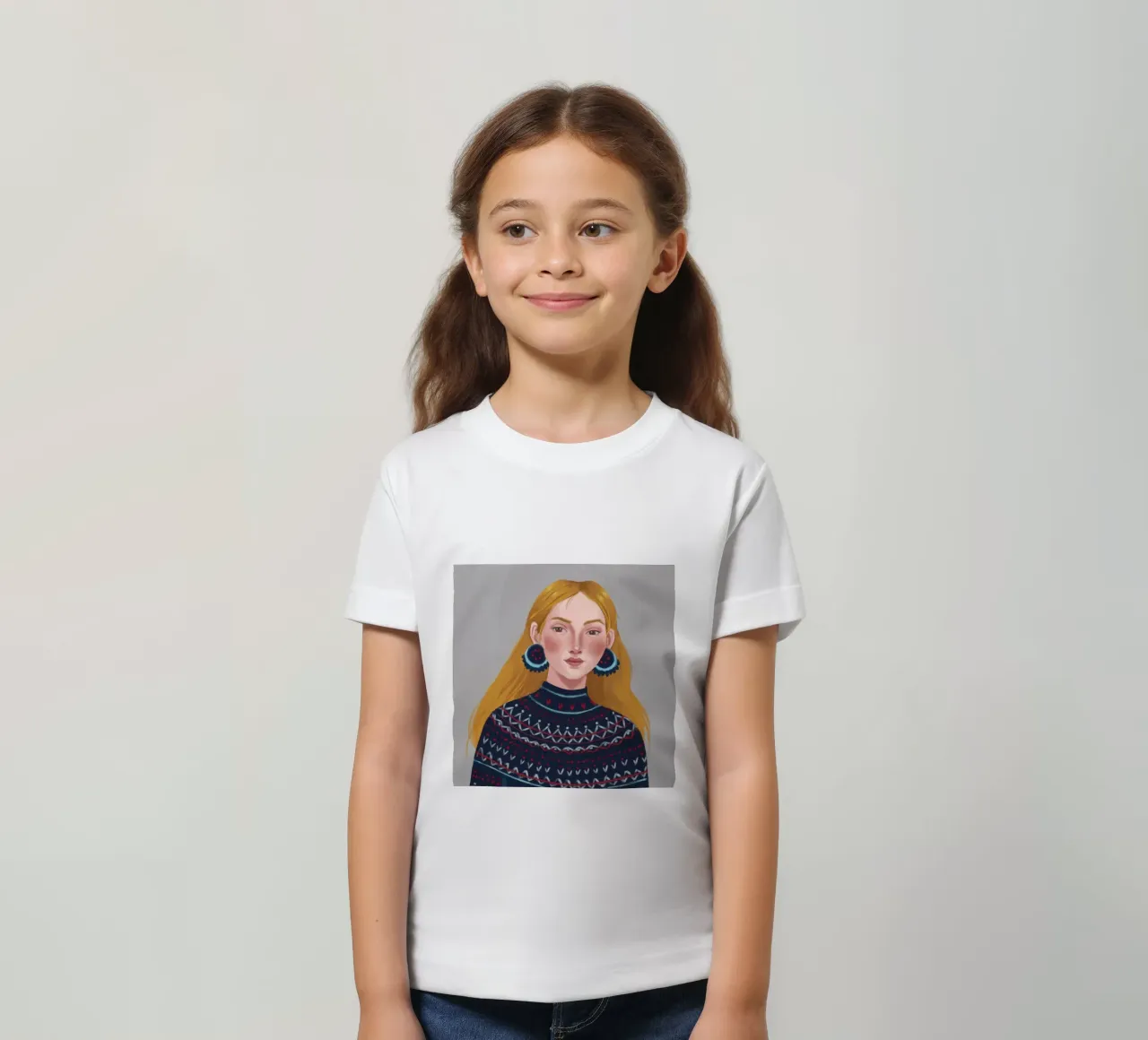 Nordischer Pullover Serenity Kinder T-Shirt von Giant Foxs