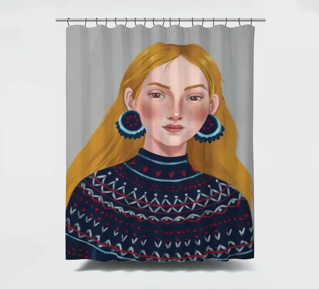 Maglione nordico Serenity tenda da doccia da Giant Foxs